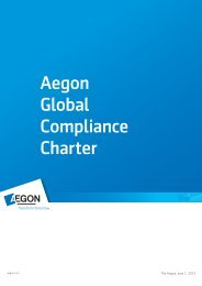 Global Compliance Charter - Aegon