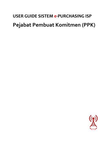 Panduan e-Purchasing ISP Untuk PPK - INAPROC