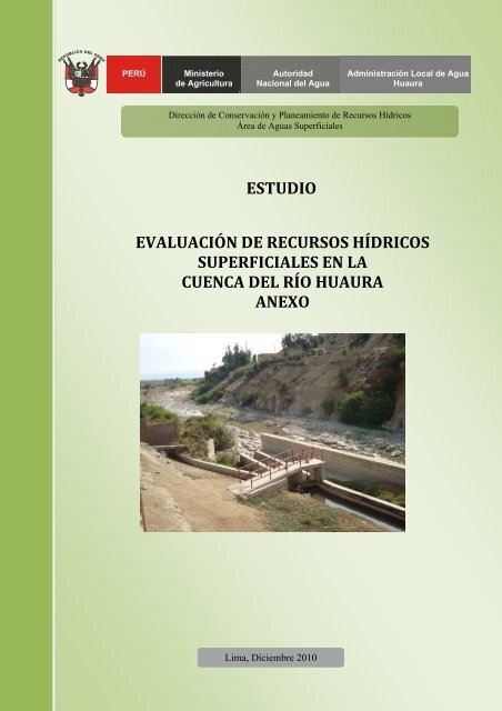 evaluaciÃ³n de recursos hÃ­dricos superficiales en la cuenca del rÃ­o ...