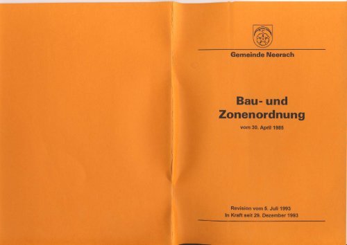 Bau-_und_Zonenordnung1366266058424. - Neerach