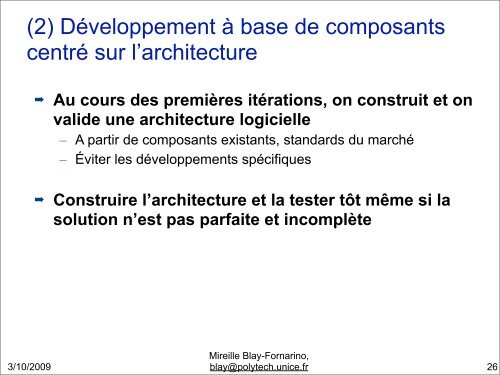 PrÃ©sentation UML - UniversitÃ© Nice Sophia Antipolis