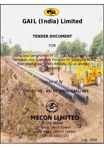 Limited â TENDER DOCUMENT - GAIL (India)