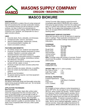 Mascokure Biokure - masco.net