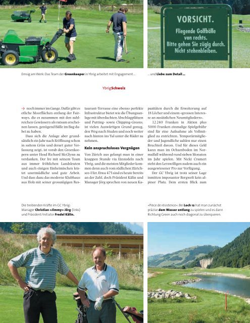 Presse DRI-DS - Golf Club Ybrig