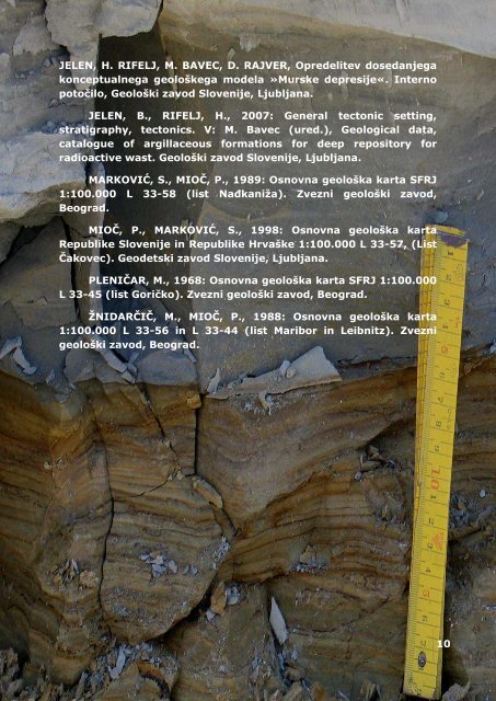 površinska litostratigrafska in tektonska strukturna karta območja t ...