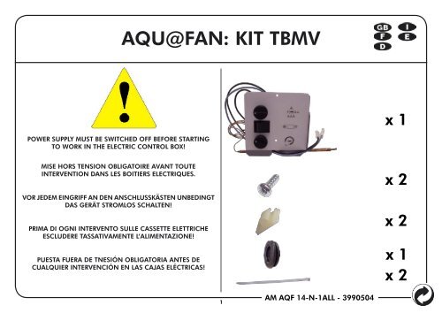 AQU@FAN: KIT TBMV - comatec wesper airwell