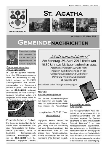 Zeitung - 2-2012.indd - St. Agatha