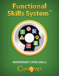 INDEPENDENT LIVING SKILLS - Conover Company