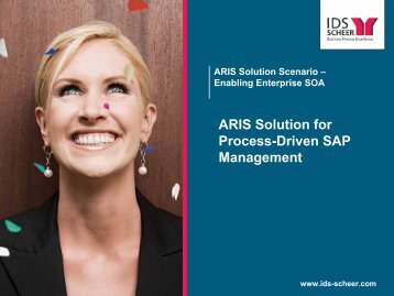 ARIS Solution for Process-Driven SAP Management - IDS Scheer AG