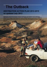 Outback Destination Action Plan - South Australian Tourism ...
