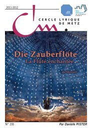 Die ZauberflÃ¶te - cercle lyrique de metz