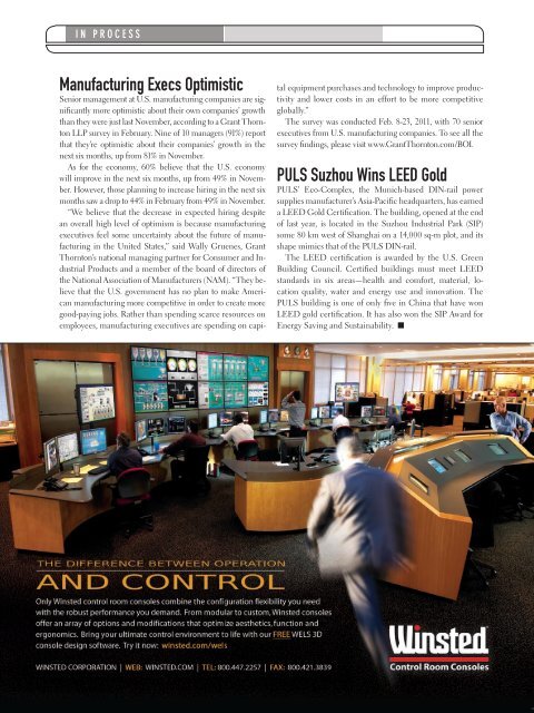 April 2011 - Control Global