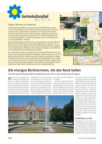 Die einzigen Berlinerinnen, die den Rand halten - Berlin-Mitte ...