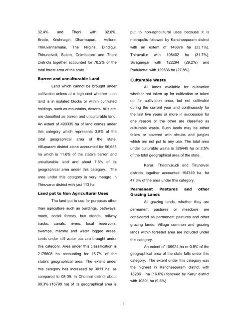 season and crop report tamilnadu 2009-10