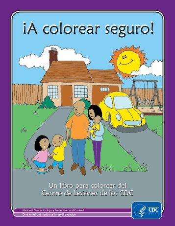 Â¡A colorear seguro! Un libro para colorear del Centro de Lesiones ...