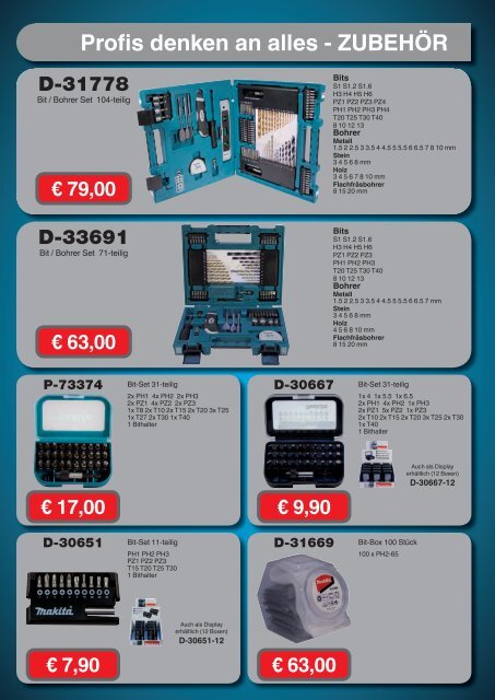 Makita Neuheiten 2010 - freytool Werkzeug Shop