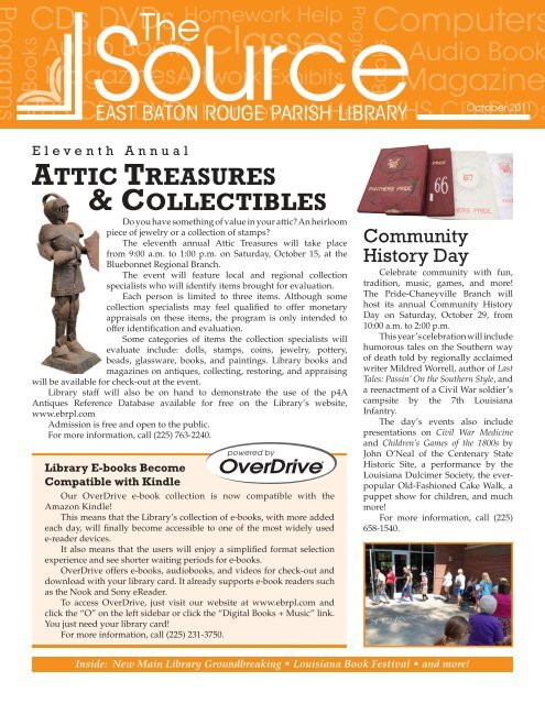 attic treasures & collectibles - East Baton Rouge Parish Library