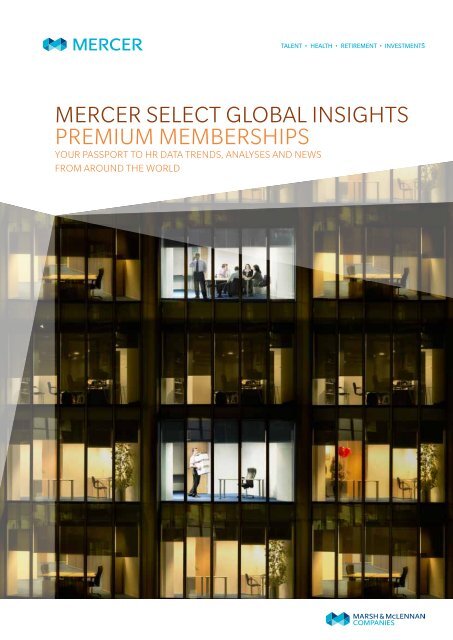 Download Mercer Select Global Insights Premium ... - iMercer.com