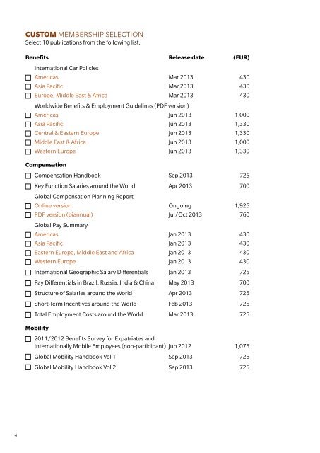 Download Mercer Select Global Insights Premium ... - iMercer.com