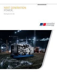 Full power range of diesel generator sets [PDF] - MTU Onsite Energy