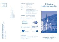 3.BÃ¼ndner Hygienesymposium - SGSH