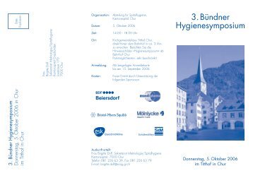 3.BÃ¼ndner Hygienesymposium - SGSH