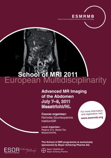 Flyer Maastricht (PDF) - ESR - Congress Calendar