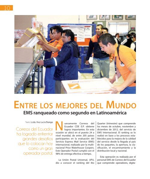 marzo 2013 - Correos del Ecuador