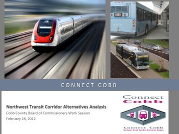 northwest atlanta corridor alternatives analysis - DOT - Cobb County