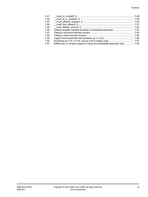 ARM Compiler toolchain v4.1 for ÂµVision Using the Compiler