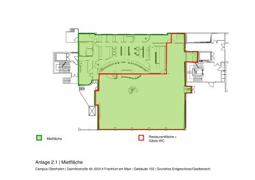 Anlage 2.1 Mietflächen Kantine - FPS Catering