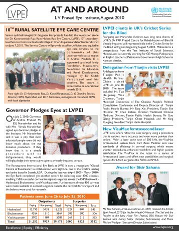 New VisuMax - LV Prasad Eye Institute
