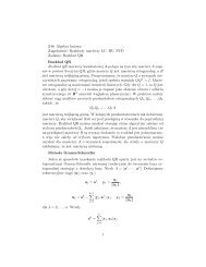Z48: Algebra liniowa Zagadnienie: Rozkłady macierzy LU ... - Sage