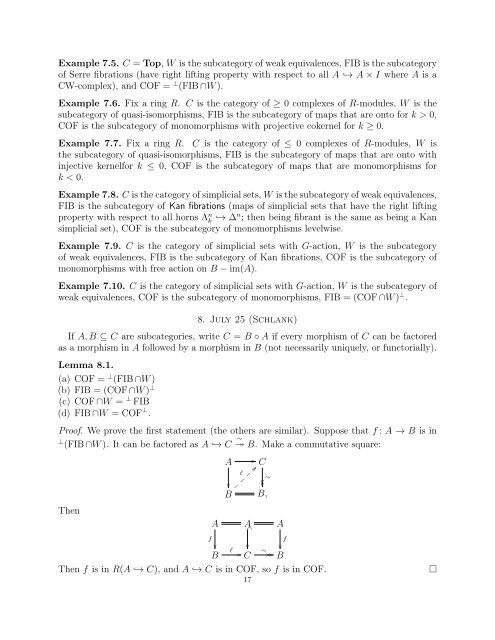alternative lecture notes - Rational points and algebraic cycles