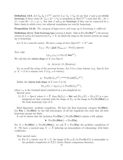 alternative lecture notes - Rational points and algebraic cycles