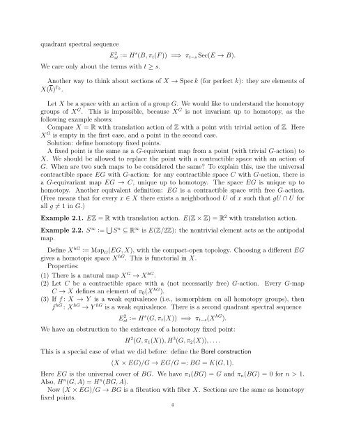alternative lecture notes - Rational points and algebraic cycles