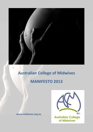 ACM WA Branch Manifesto - Australian College of Midwives