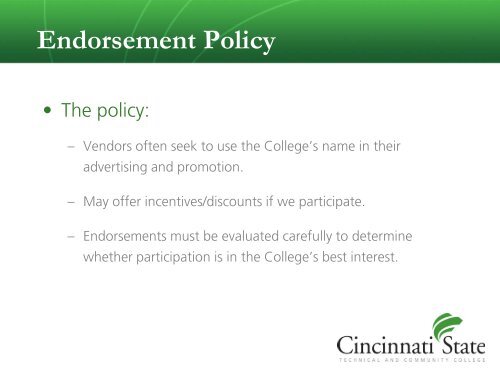 Marketing and Communications We're all in this ... - Cincinnati State