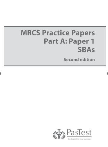 Mrcs Part B Osces Essential Revision Notes Pastest