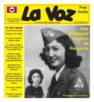 La Voz de Austin, November 2011.pmd - La Voz Newspapers