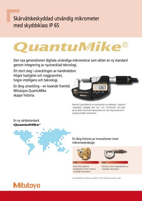 QuantuMike - Mitutoyo Scandinavia AB