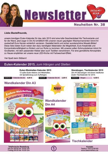 Ideen mit Herz Newsletter Nr. 38