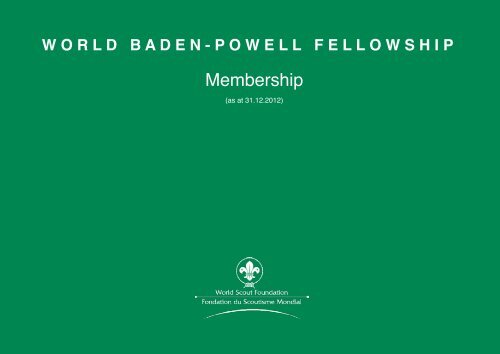 BPF Membership List 2012.pdf - World Scout Foundation