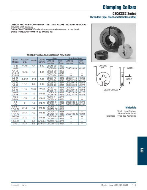 Modified Stock Gearing - Boston Gear