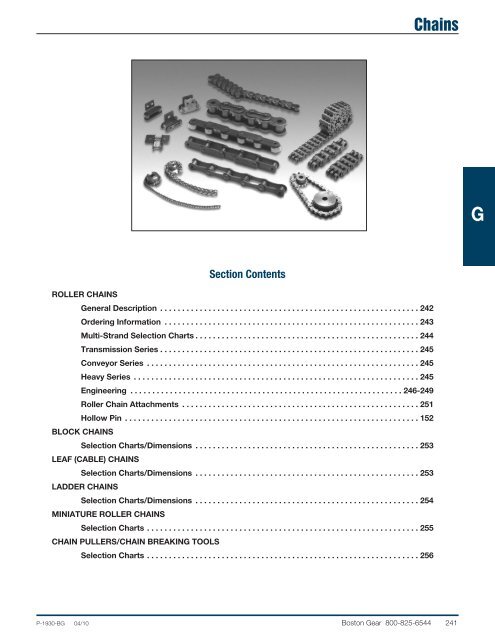 Modified Stock Gearing - Boston Gear