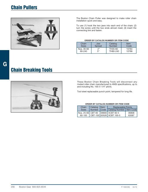 Modified Stock Gearing - Boston Gear