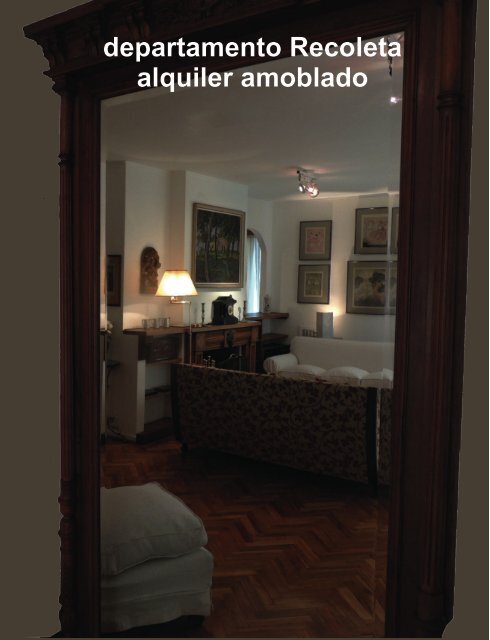 departamento Recoleta alquiler amoblado