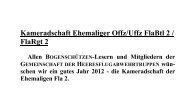 Kameradschaft Ehemaliger Offz/Uffz FlaBtl 2 / FlaRgt 2 Neues aus ...