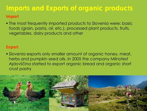 Organic production in Sl i Slovenia - Focus-Balkans