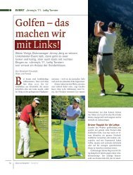 Golfen â das machen wir mit Links! - Golf Club Ybrig